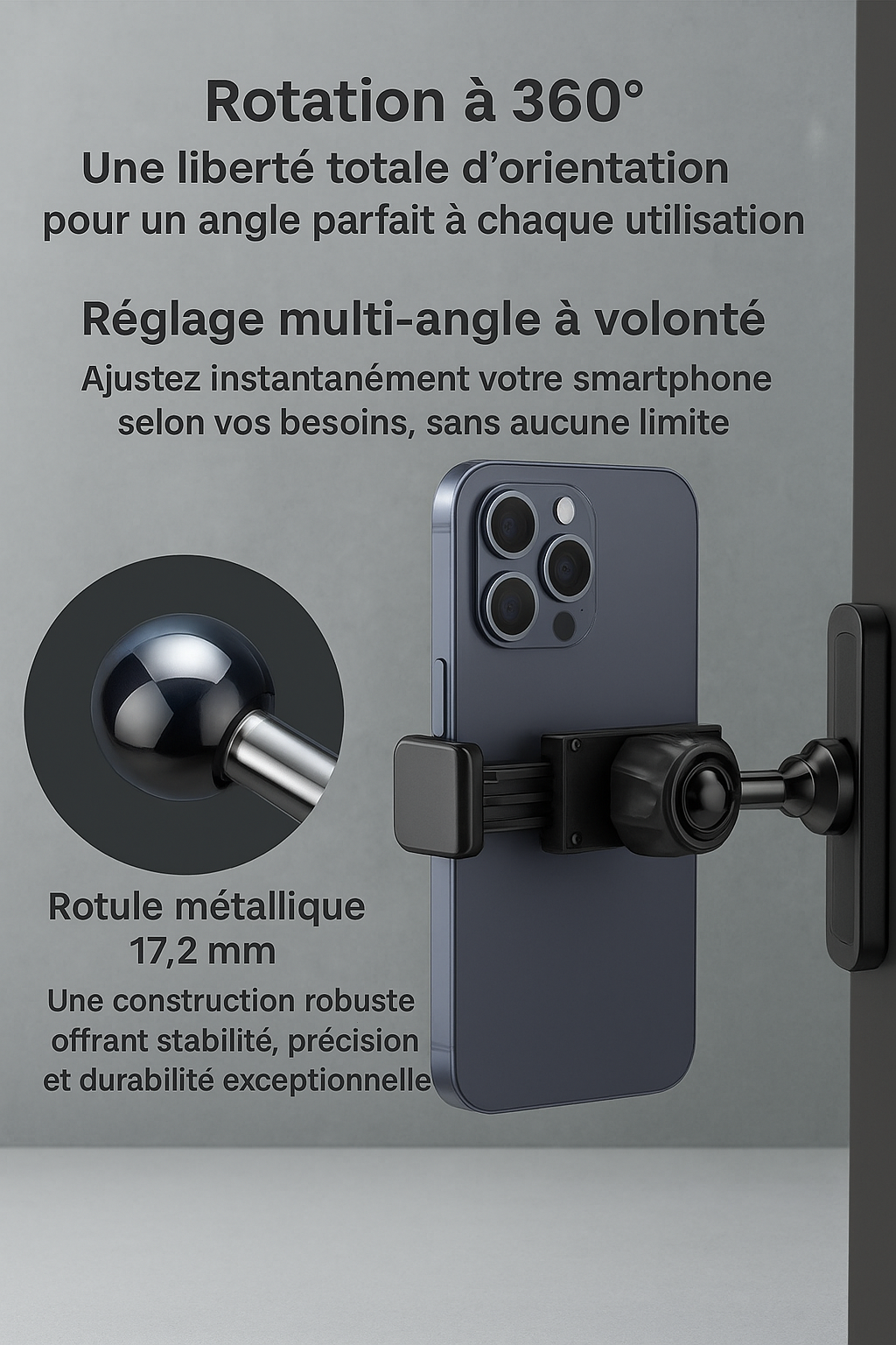 Support de téléphone magnétique