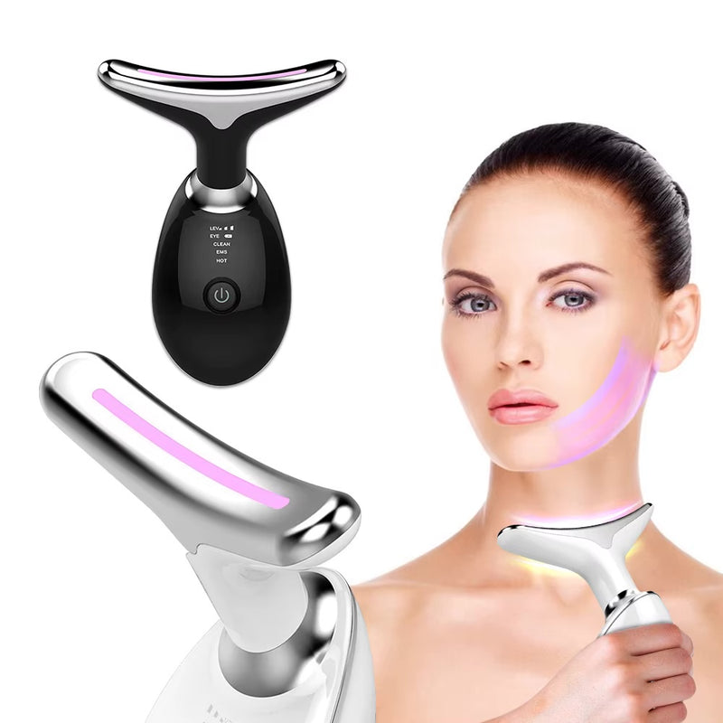 Appareil Lifting Visage & Cou — Luminothérapie LED & Chaleur – ceinture chauffante règles douloureuses Mirasize